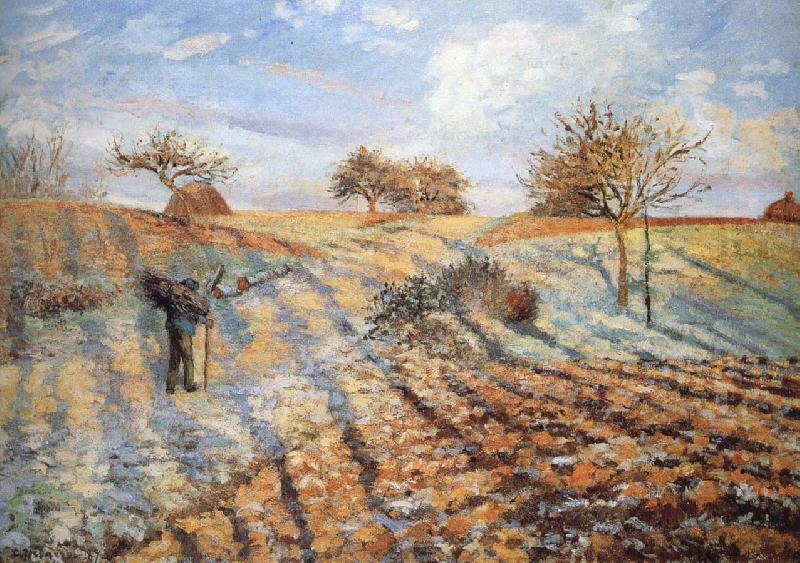 Camille Pissarro Hoar frost Germany oil painting art